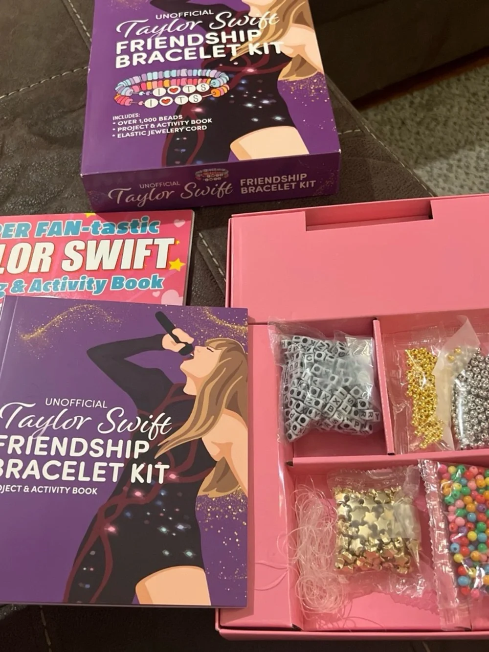 Taylor Swift Coloring/Activity book and Friendship Bracelet Kit Set
